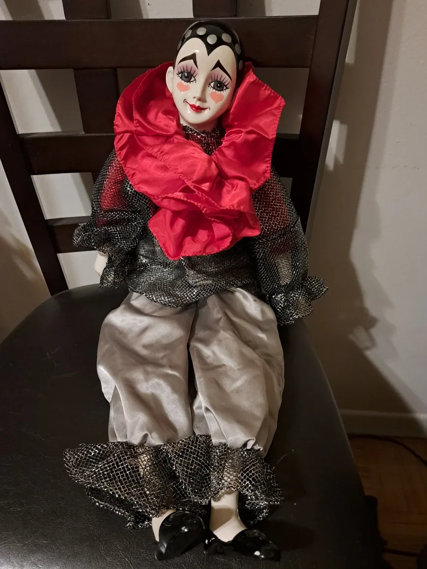Musical Vintage Clown Doll