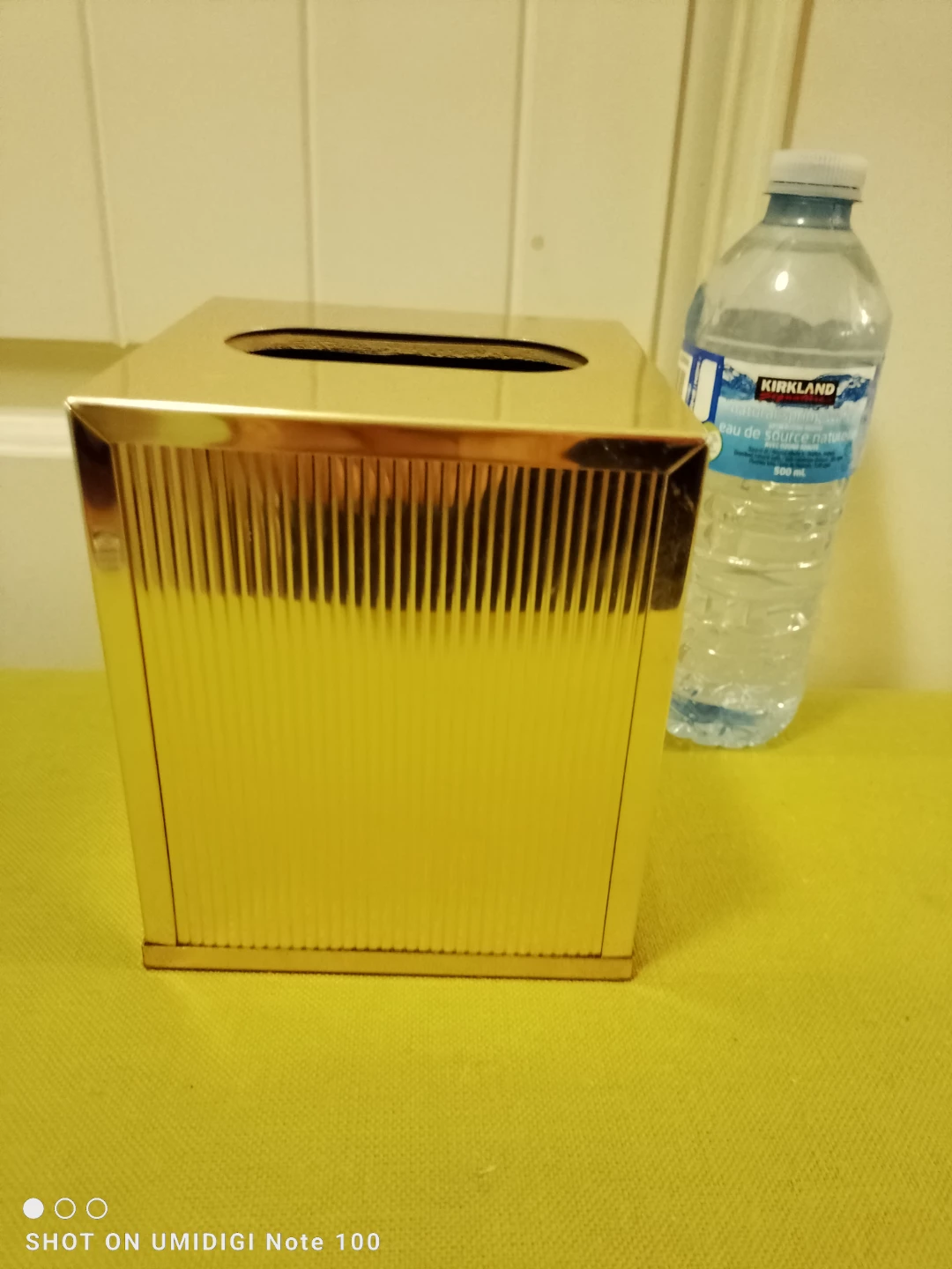 🤧 ➡️ Gold Tissue Box Cover 🤧 - photo 2