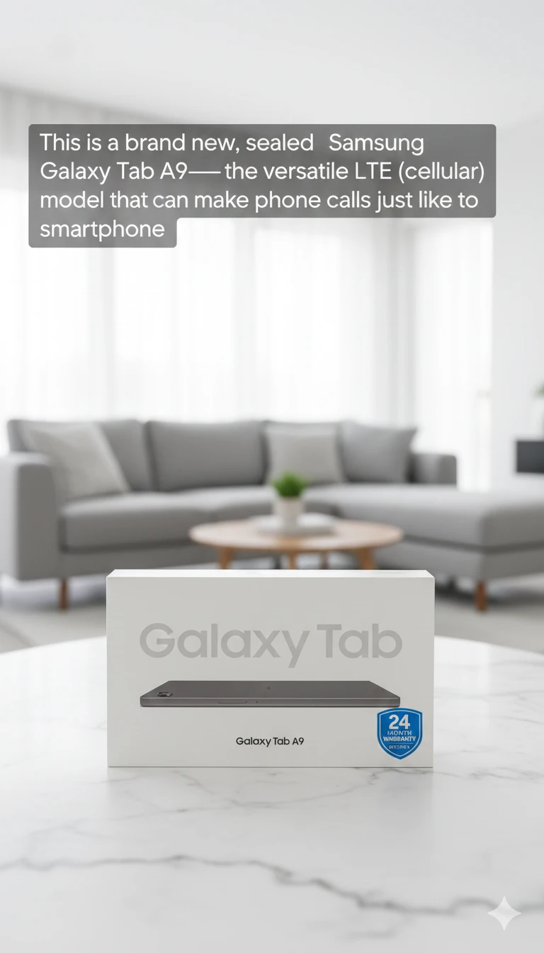 Brand New Samsung Galaxy Tab A9 (4GB RAM / Unlocked)
