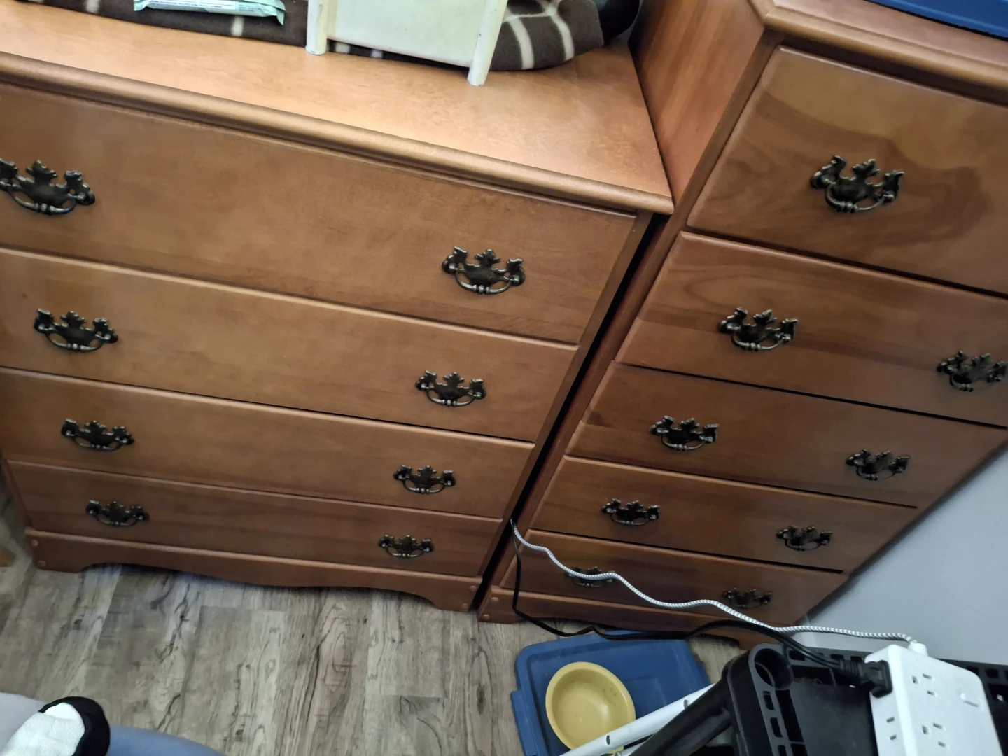 Dresser and night stand set DUNDELA
