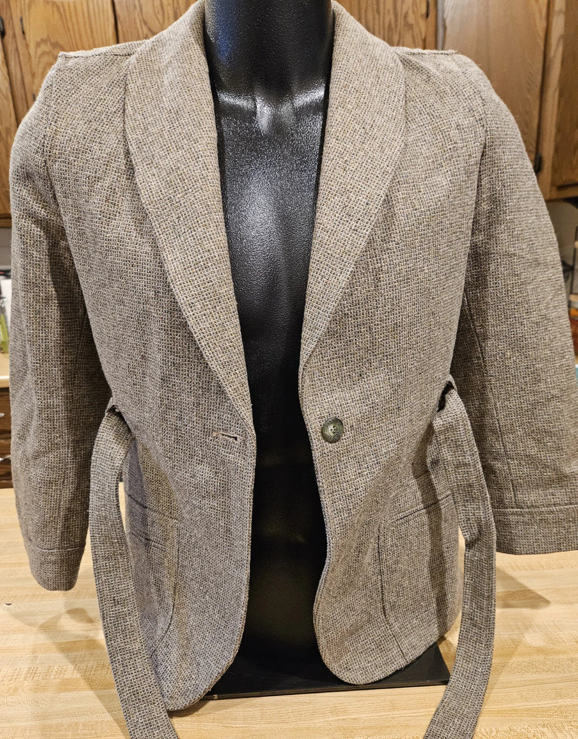 Belted Brown Blazer