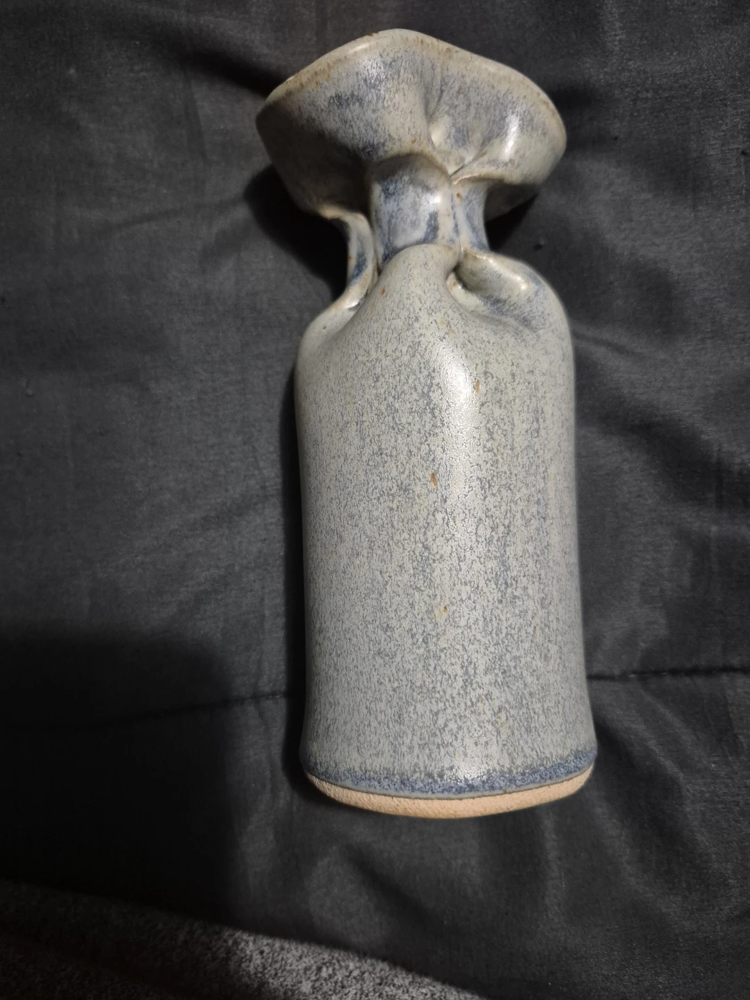 Rare, Vintage 1970's studio pottery Gunny Sack