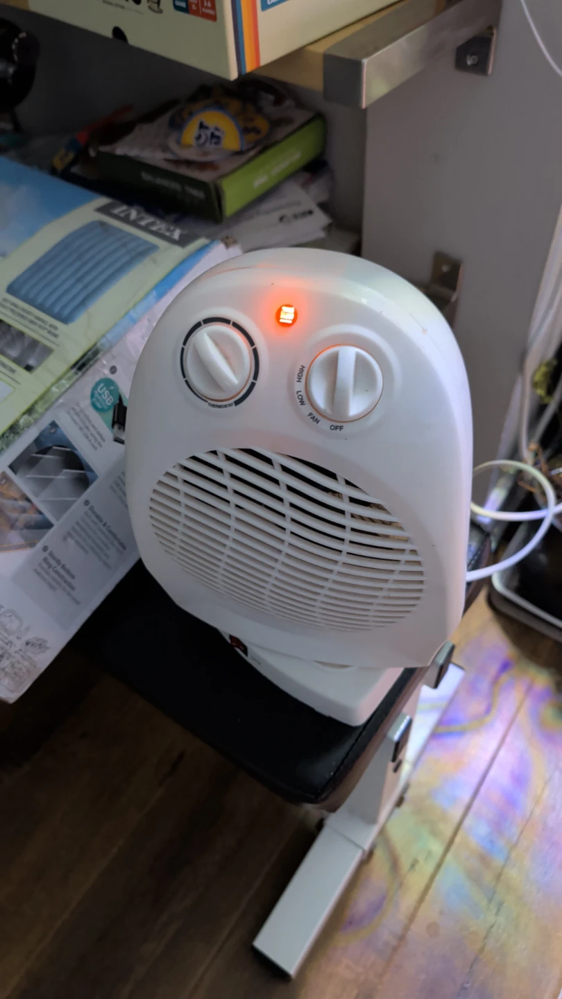 White Portable Space Heater