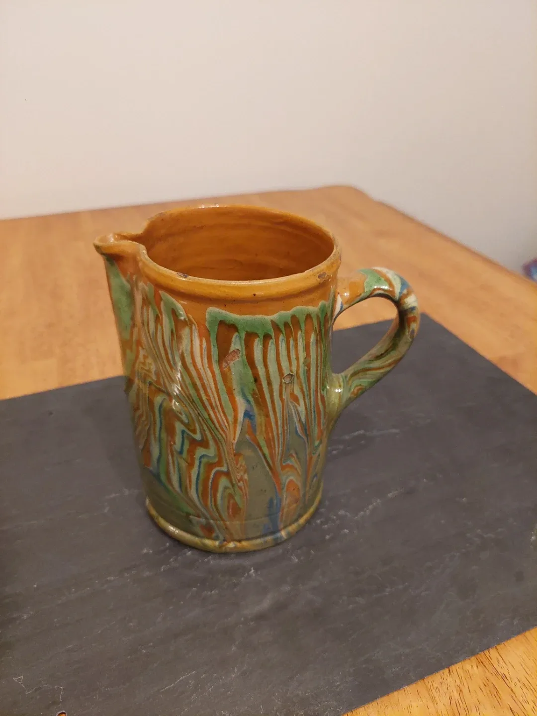Vintage New England Pottery Pitcher image indicator(6)