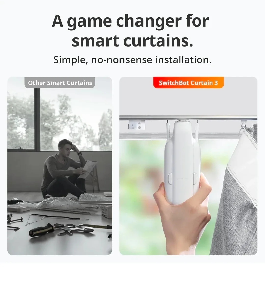 SwitchBot Curtain 3 (2 units) - Make Your Curtains Smart! image indicator(4)