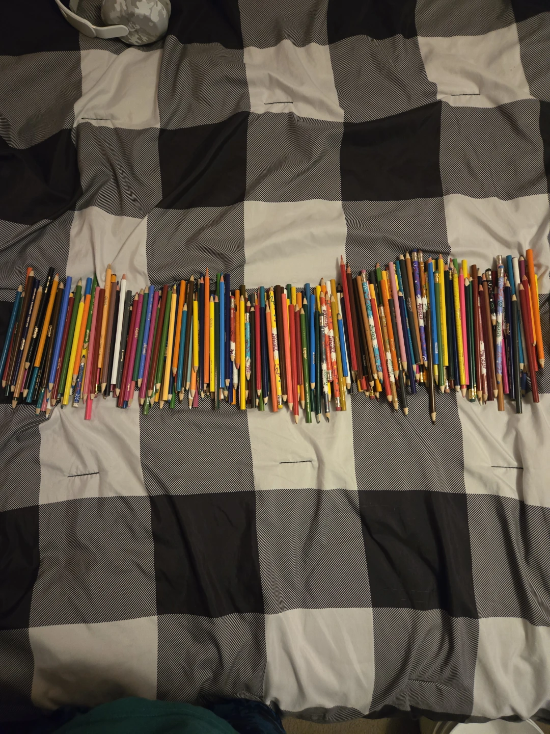 Huge Lot of Coloured Pencils / comes in a bin