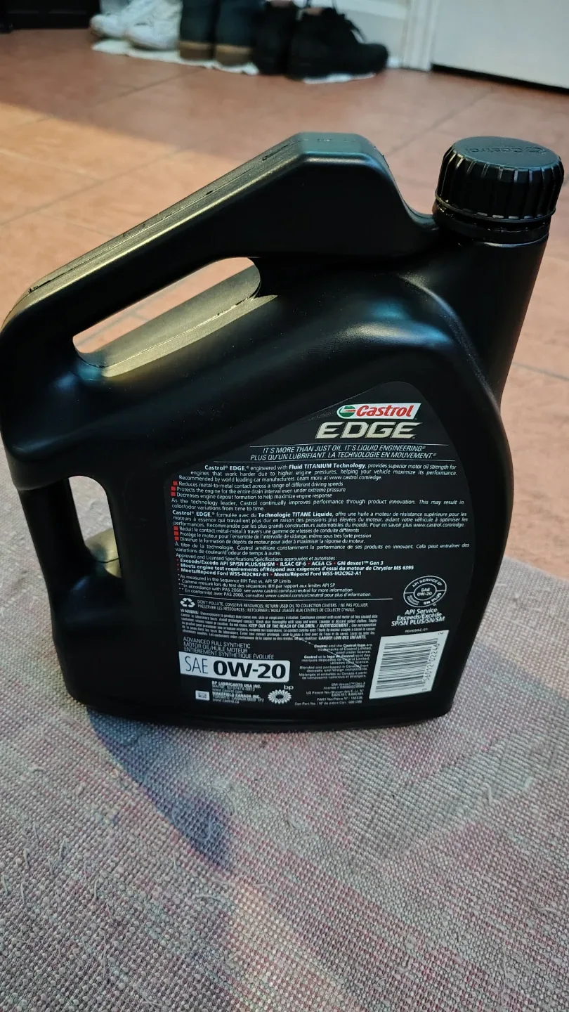 Castrol Edge 4.4 Litres SAE 0W-20 Motor Oil image indicator(2)