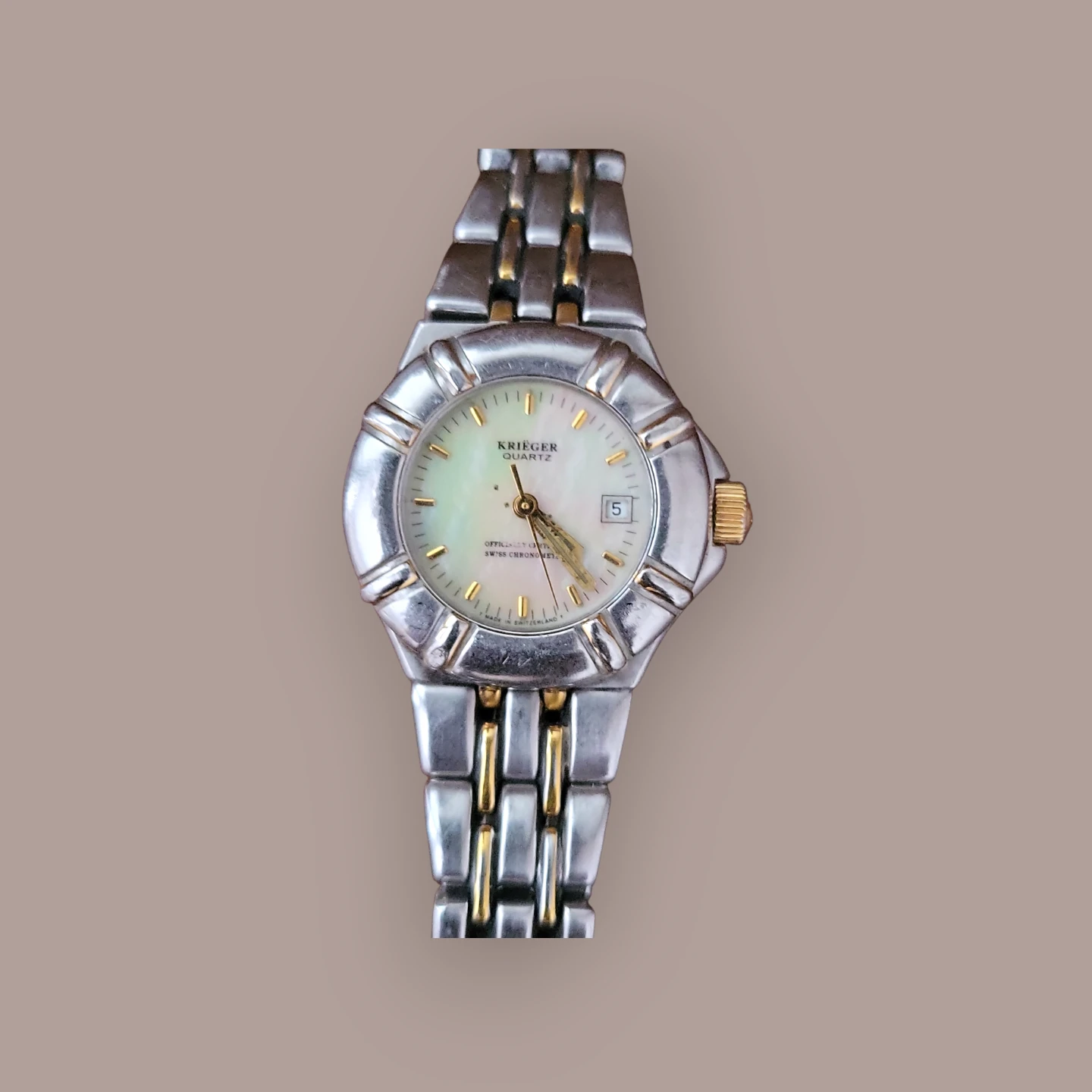 Krieger Quartz Two-Tone Ladies Watch - photo 2