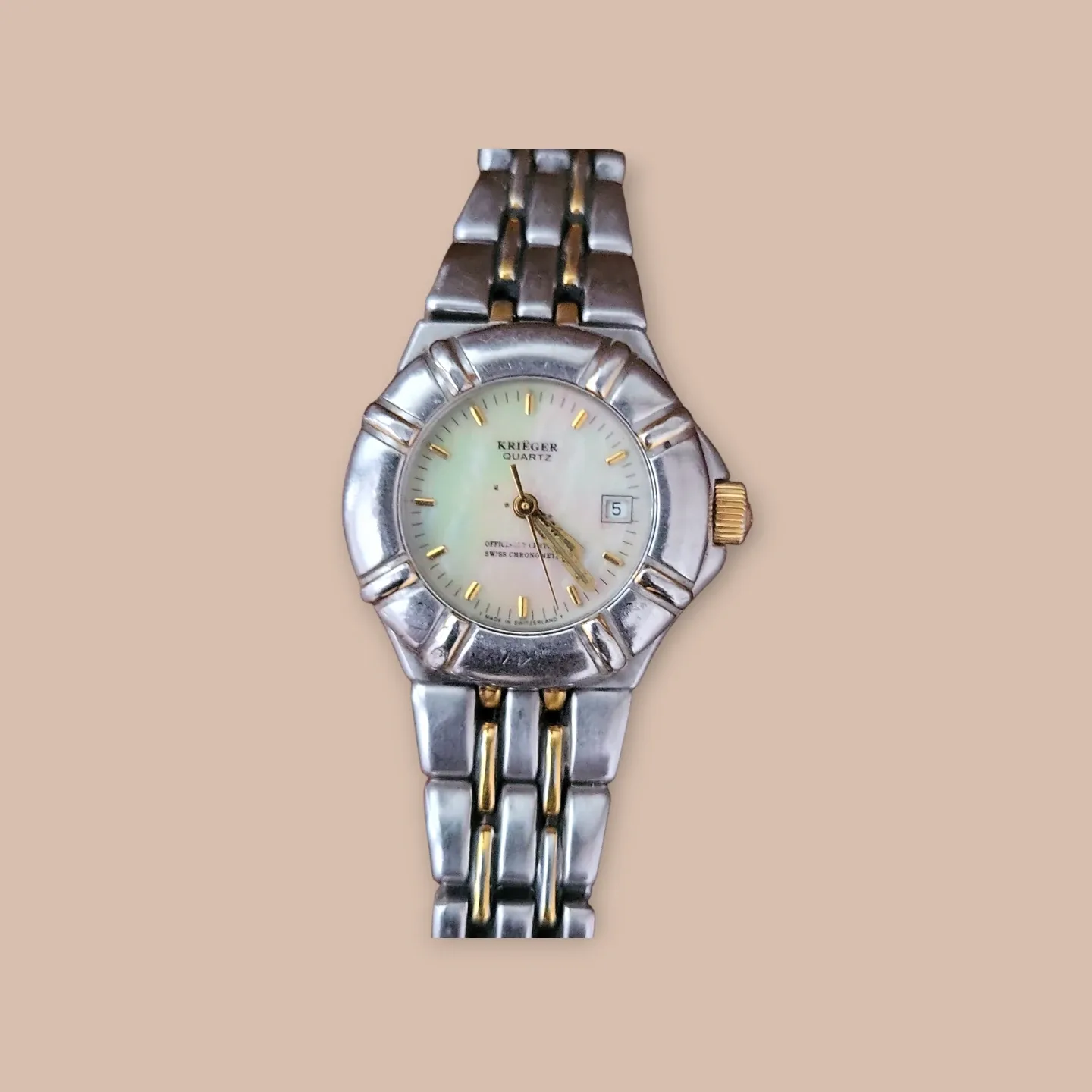 Krieger Quartz Two-Tone Ladies Watch image indicator(9)