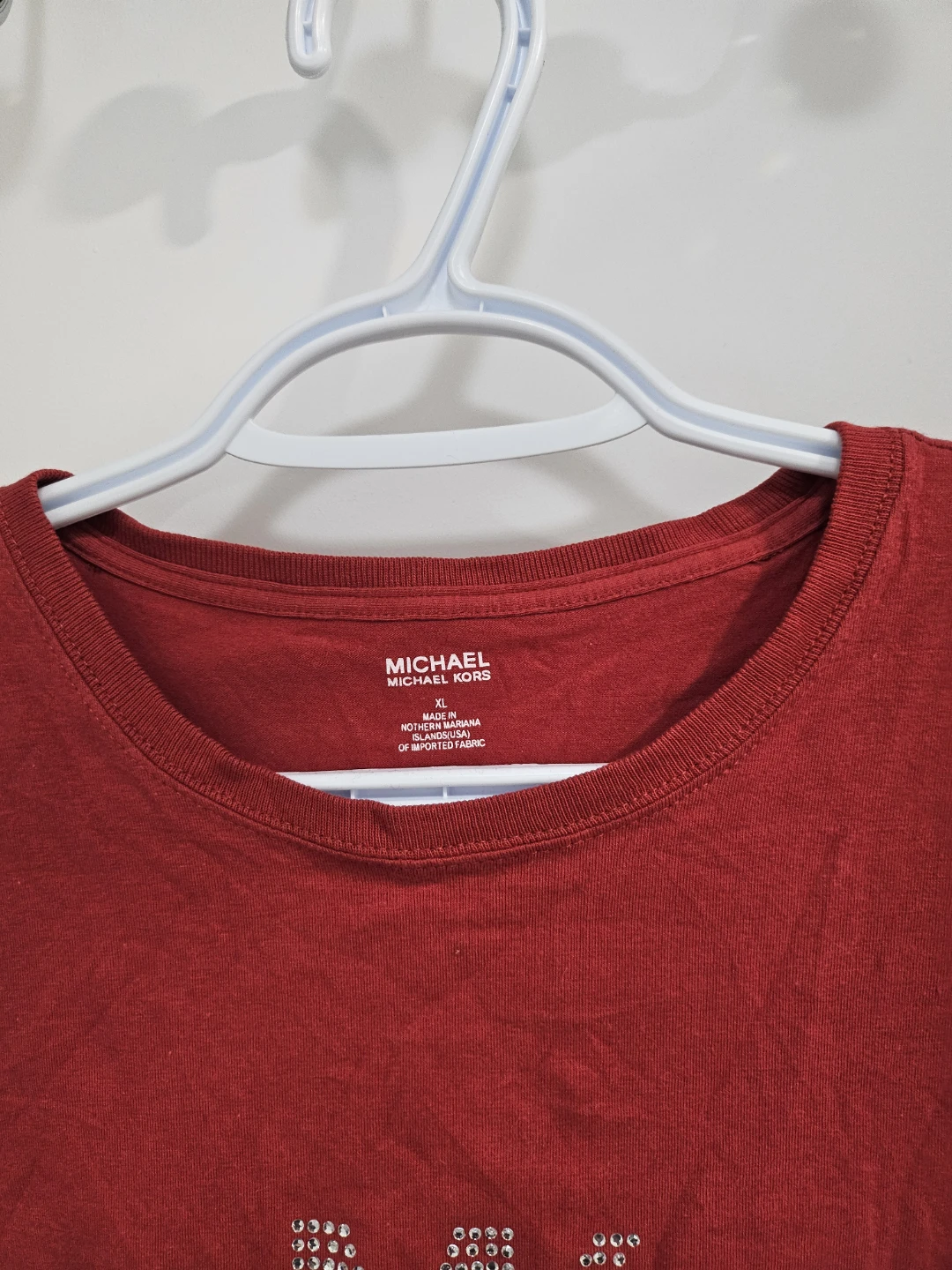 T-shirt Michael Kors Rouge Taille XL - photo 3