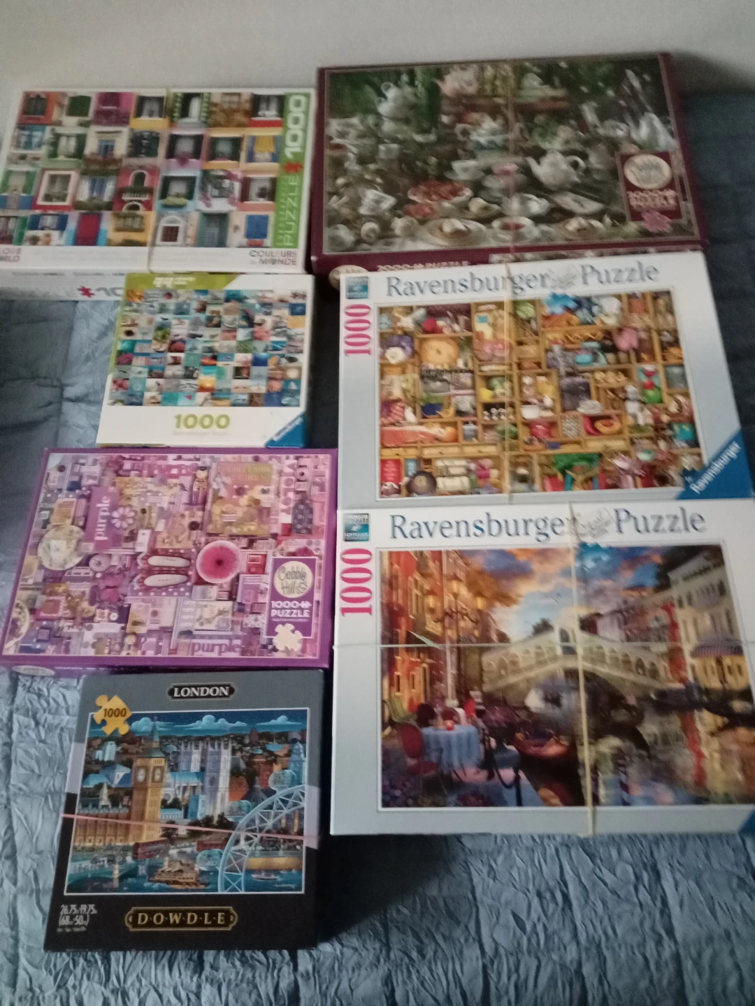 Variety of 1000 Piece Puzzles