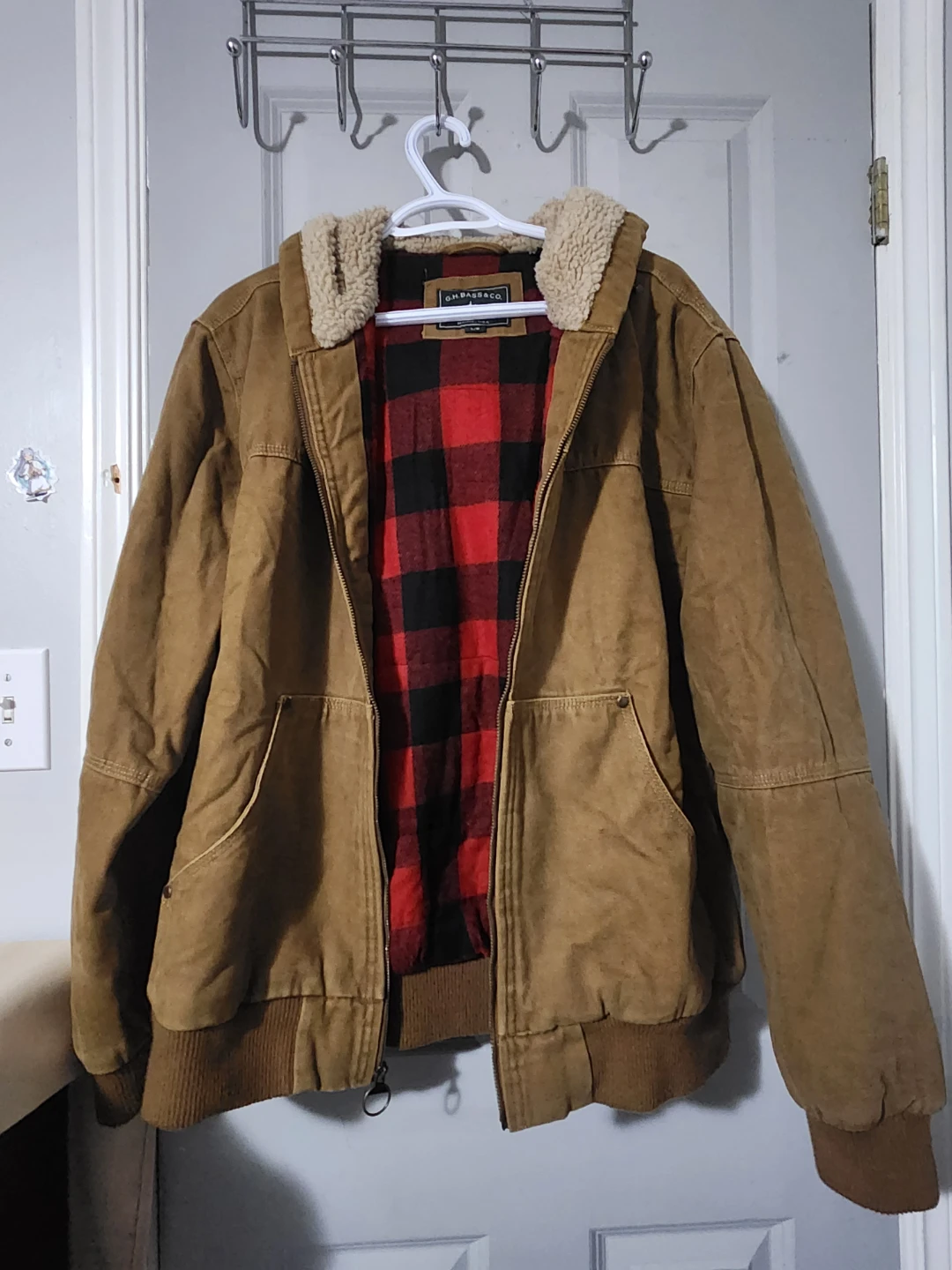 G.H Bass & Co. Brown Hooded Jacket