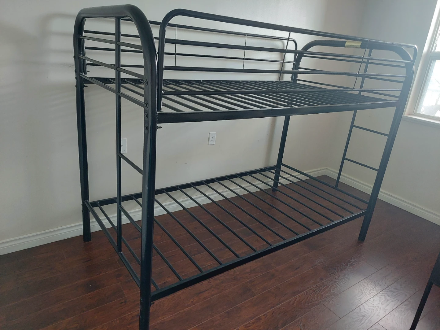 Black Metal Bunk Bed Frame - photo 3