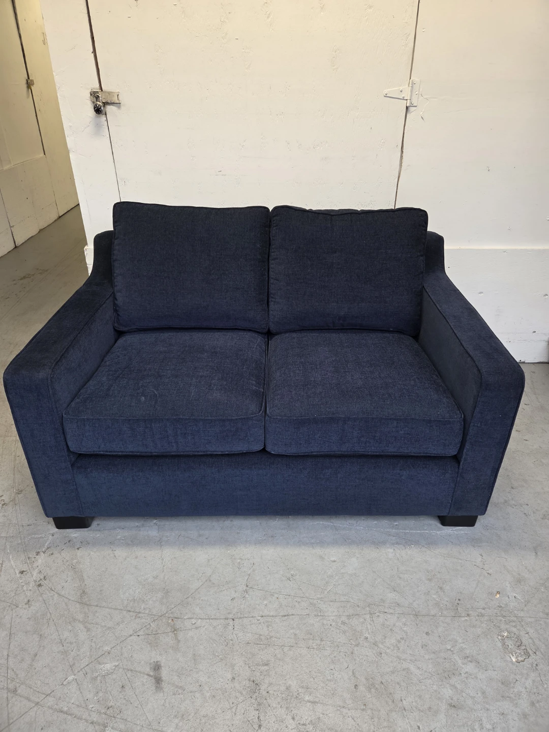 Navy Blue Loveseat Sofa - photo 2