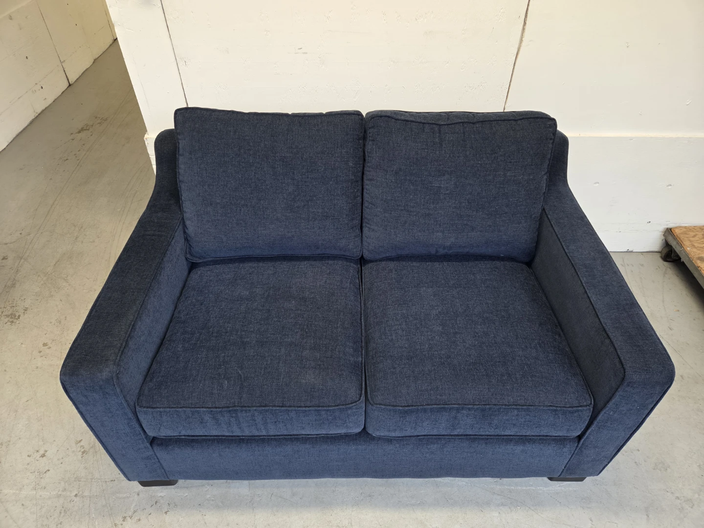 Navy Blue Loveseat Sofa - photo 5