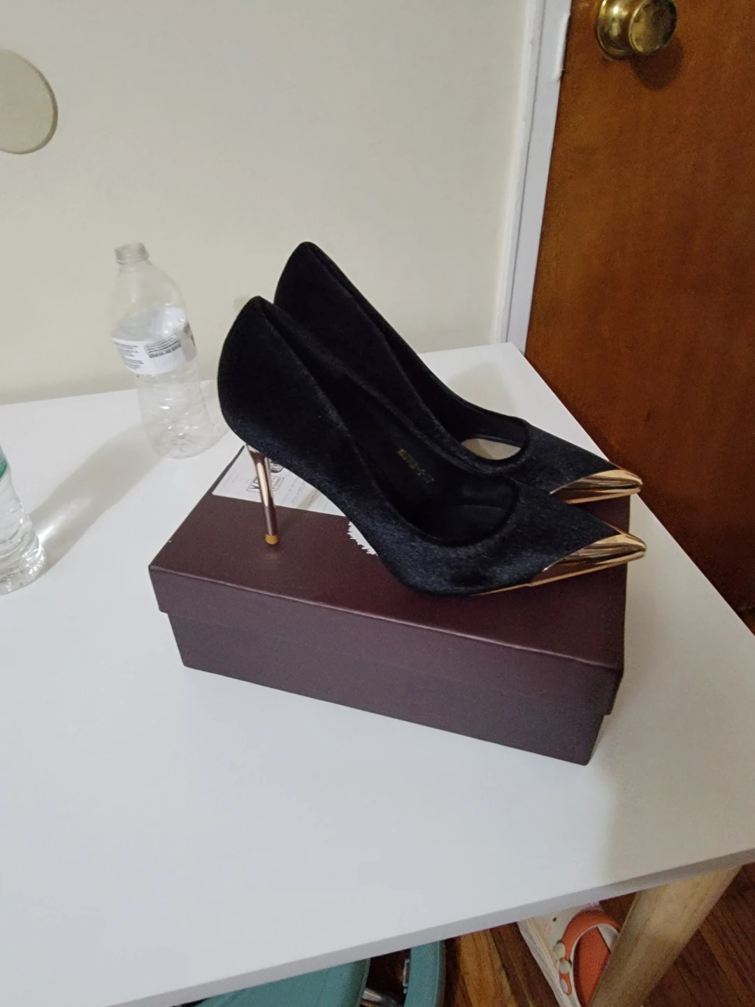 BIGTREE Black Pointed Toe Stiletto Heels - photo 2