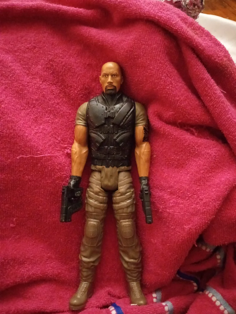Rock GI Joe figure