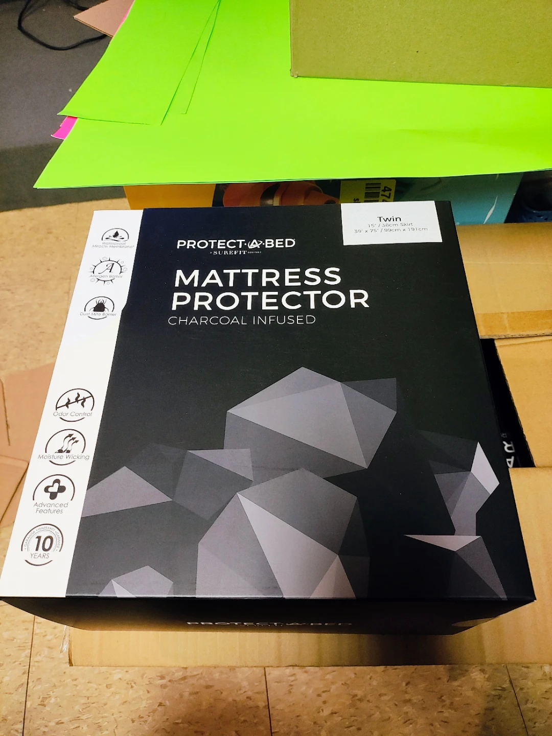 New Protect-A-Bed Twin Mattress Protector