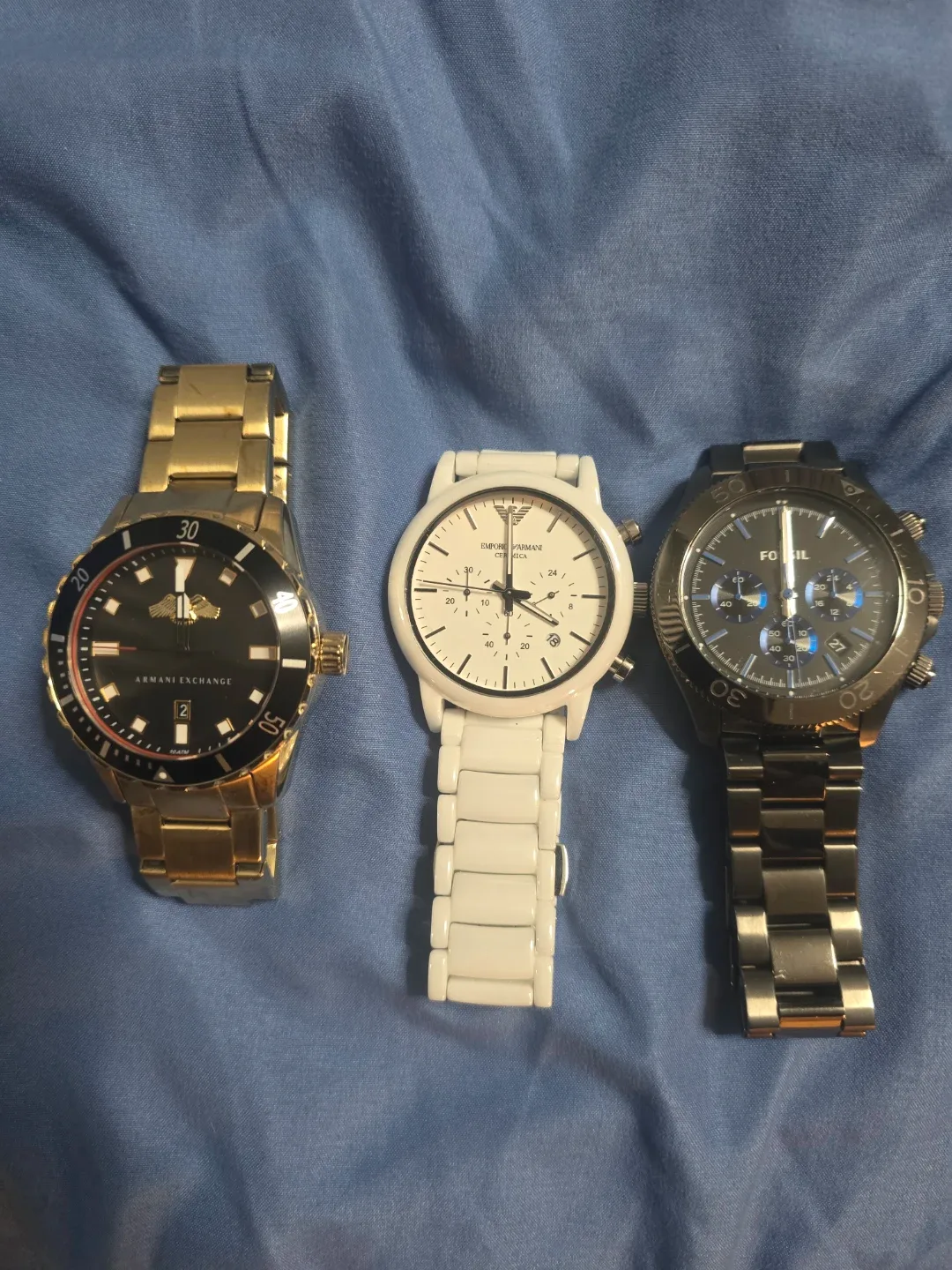 Armani Exchange & Fossil Watches