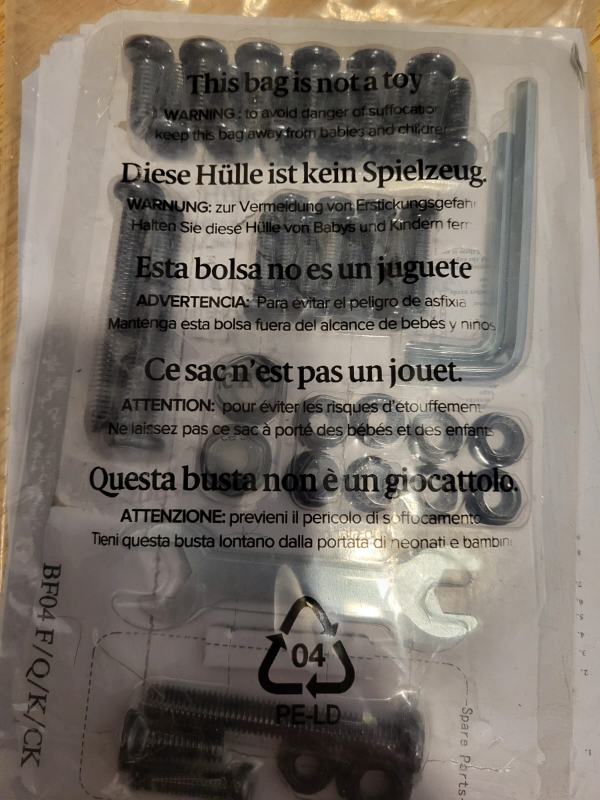 Metal Queen Size Bed Frame - Black - photo 2