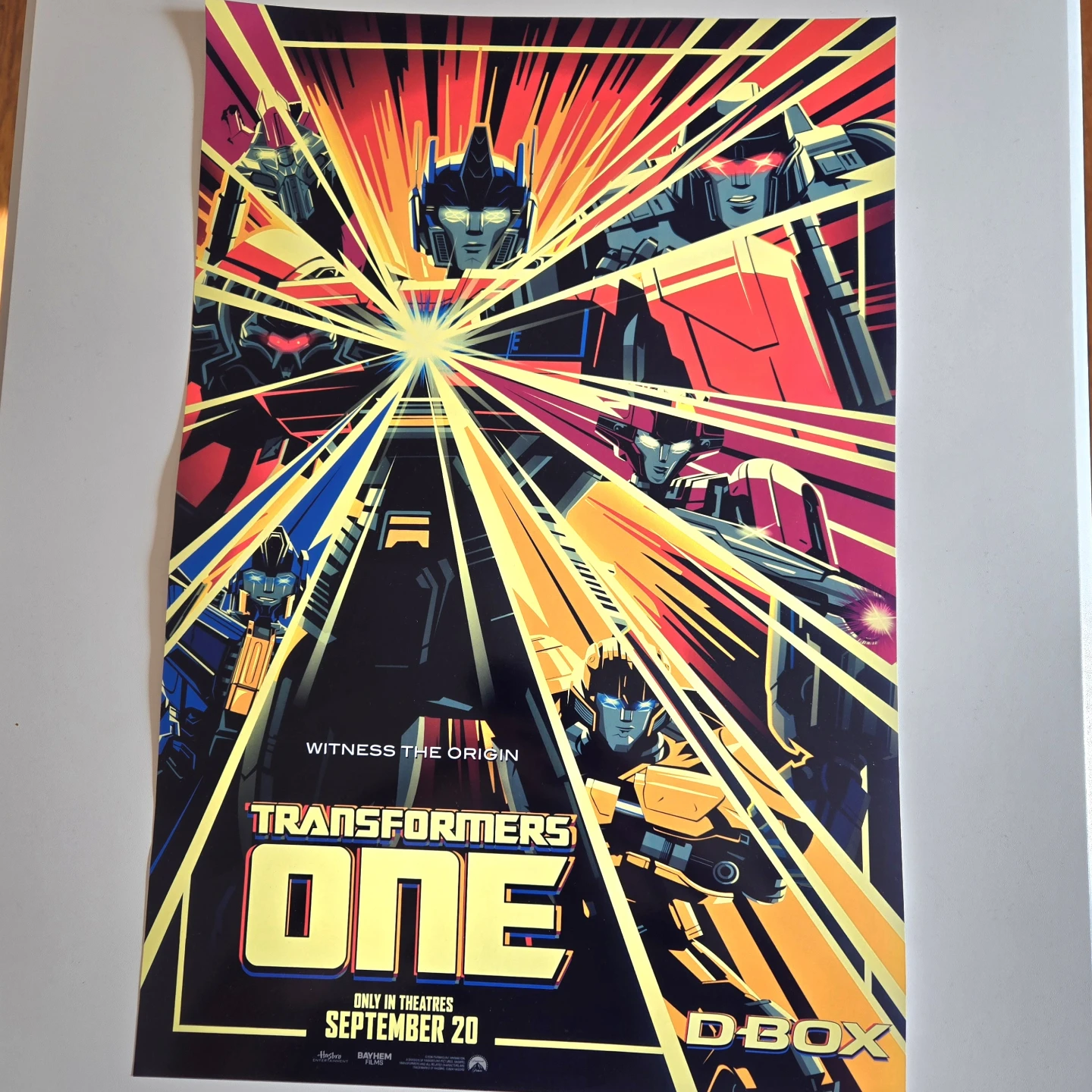 Transformers One Movie Poster