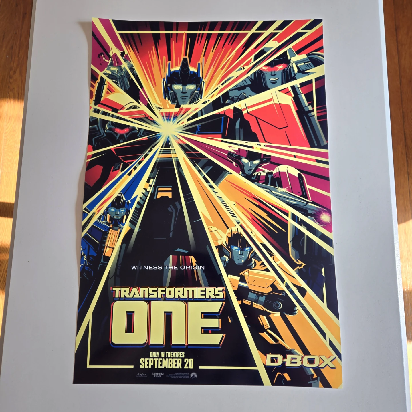 Transformers One Movie Poster - photo 2