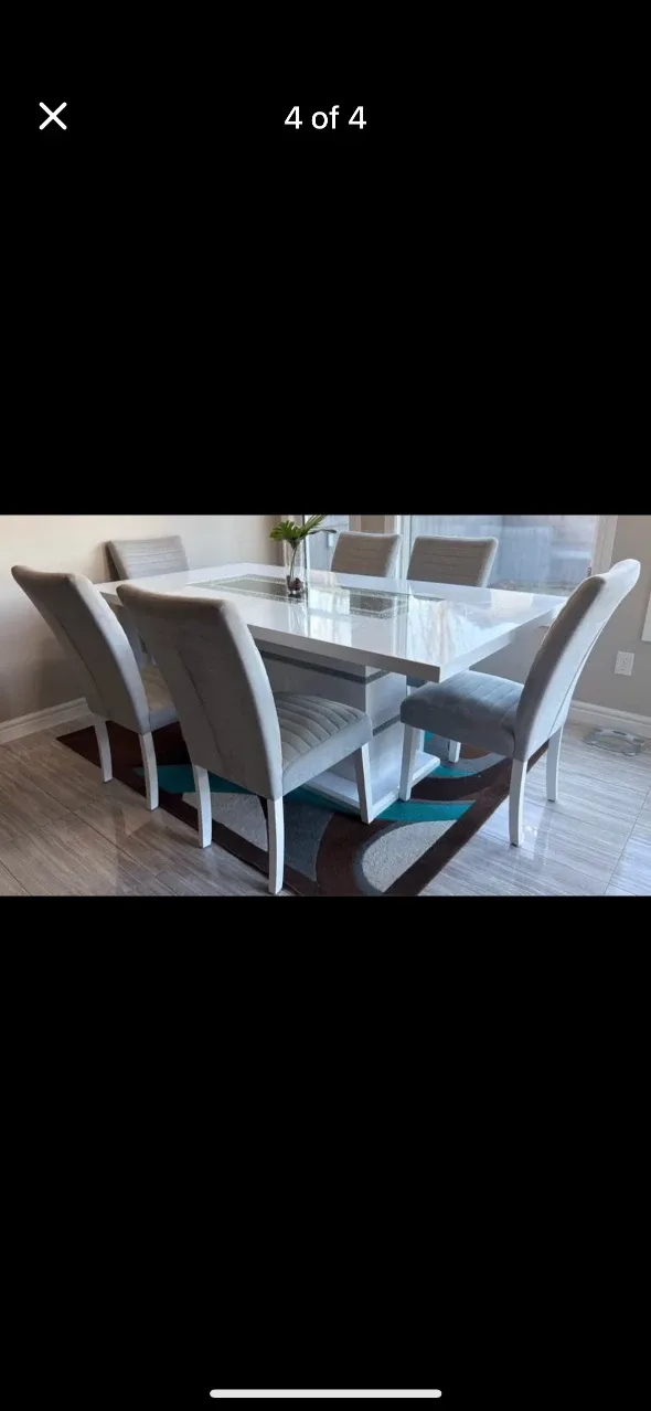 Garbo 7pc Dining Set - Table & 6 Chairs