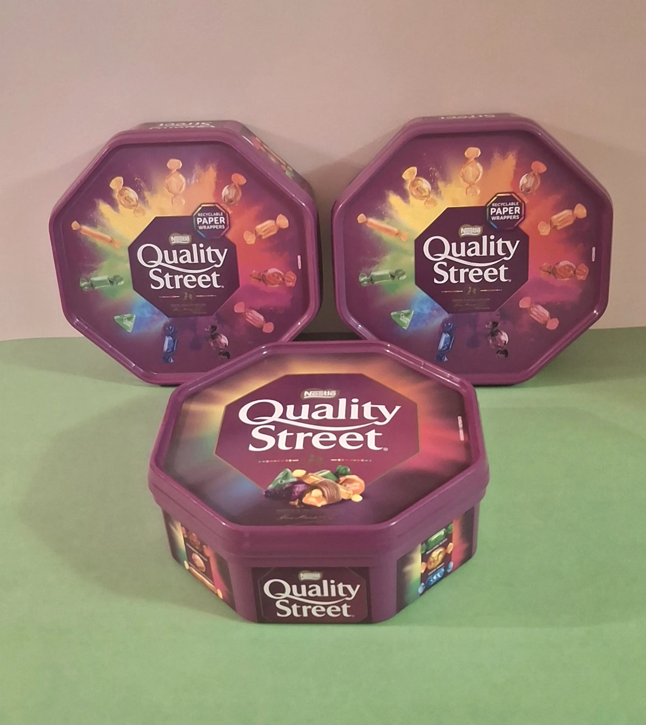 Plastic Storage Containers (Set of 3)