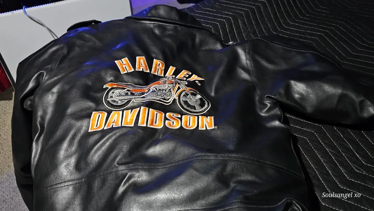 Harley-Davidson Leather Jacket - Size L (16/18)