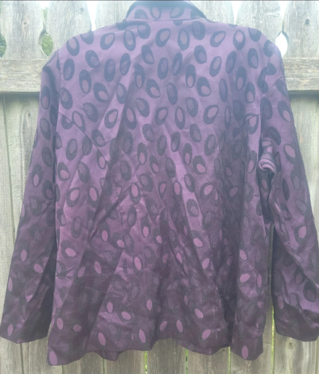 Purple Patterned Blazer - photo 4