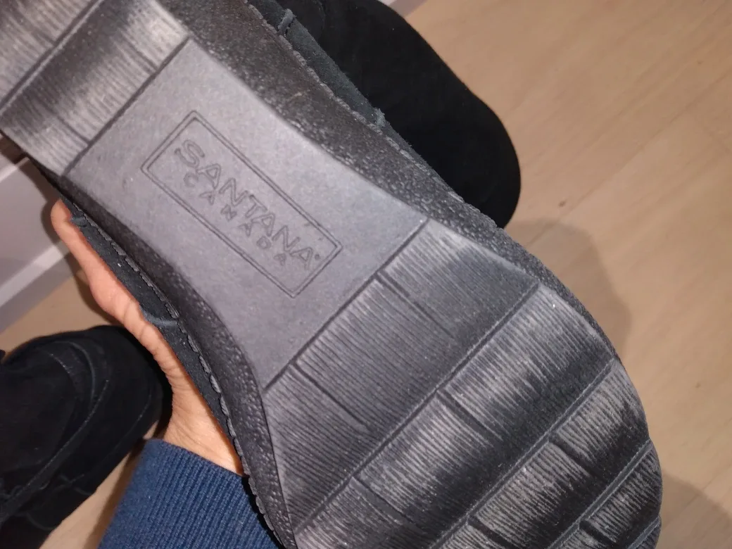 Women's black Santana new with price tag winter boots size 9 image indicator(3)