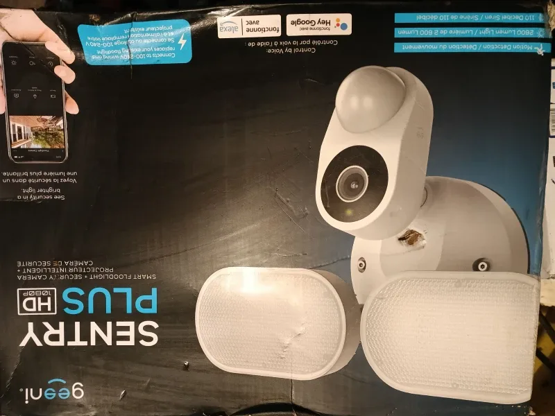 Geeni Sentry Plus HD Smart Floodlight Security Camera