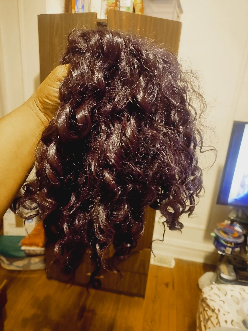 #Cleanout Motown Tress Wig Purple Used