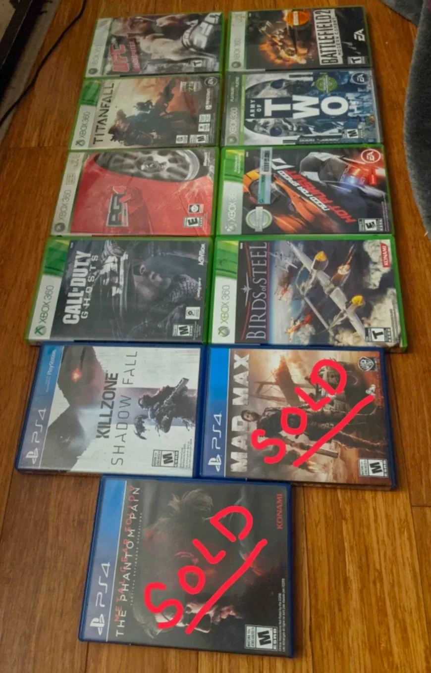 #Cleanout PS4 & XBOX 360 Games Bundle - 9 Games Total!