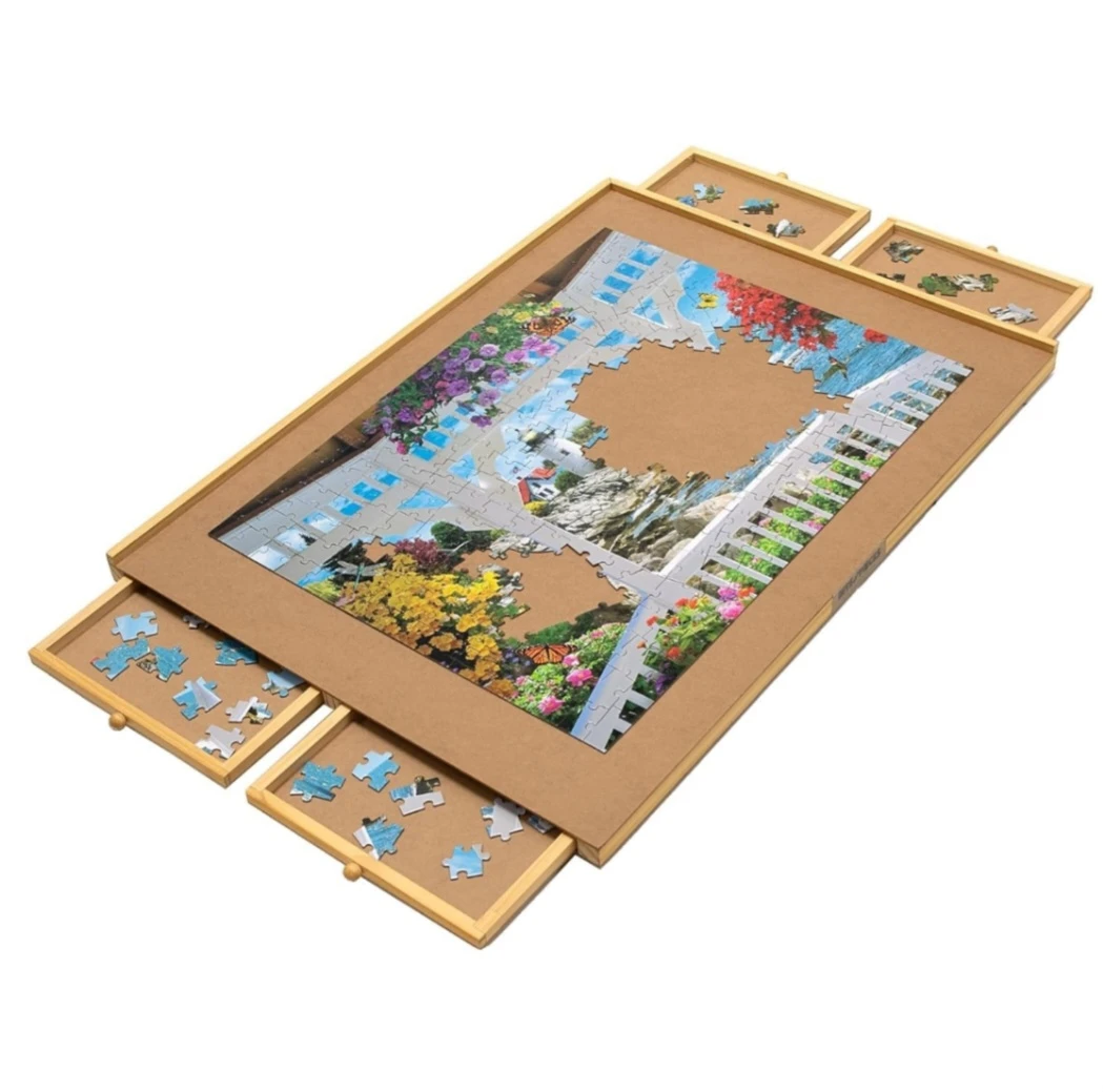 Bits and Pieces Puzzle Board with Drawers