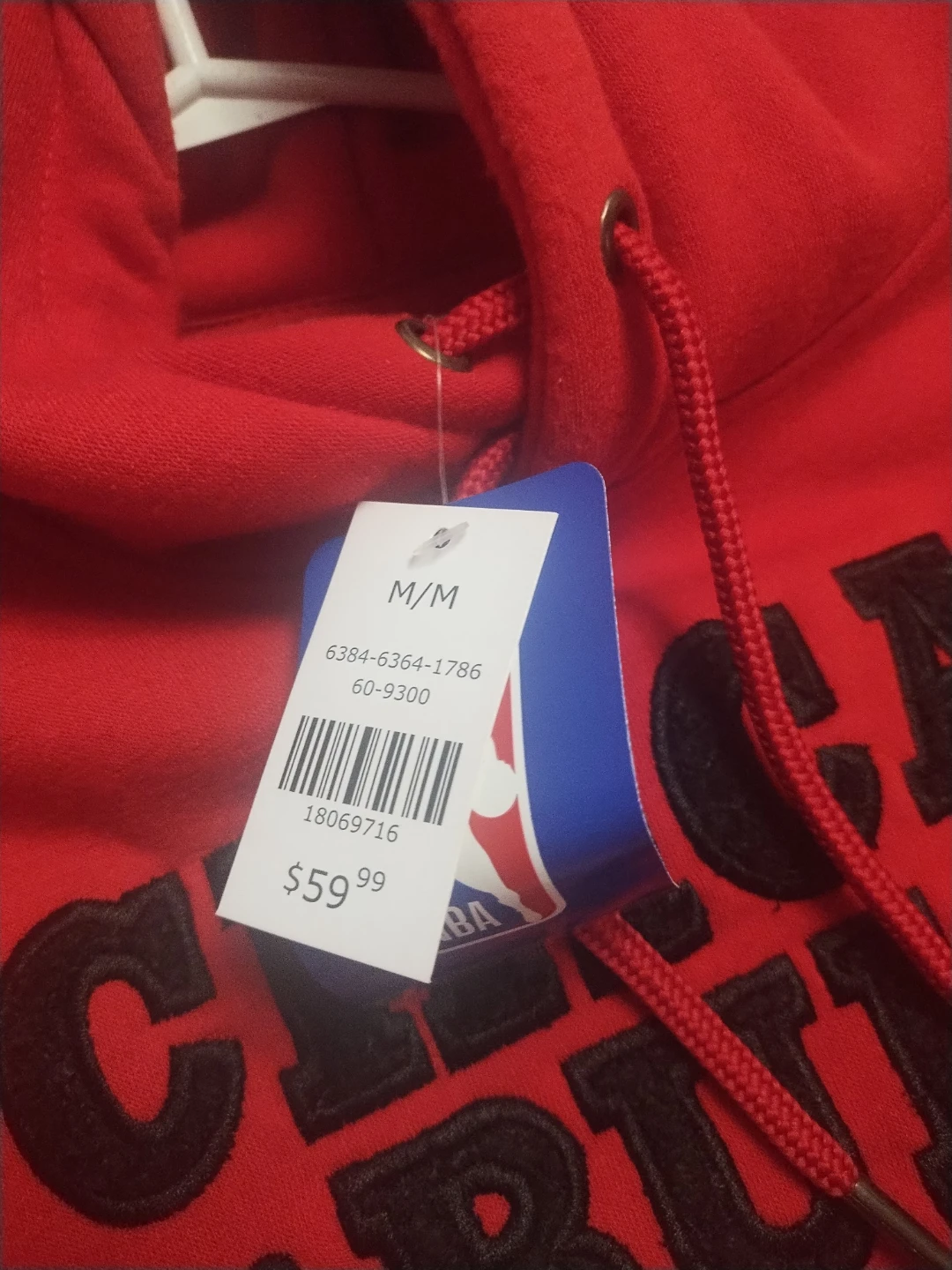 New NBA Chicago Bulls Hoodie - Size M - photo 2