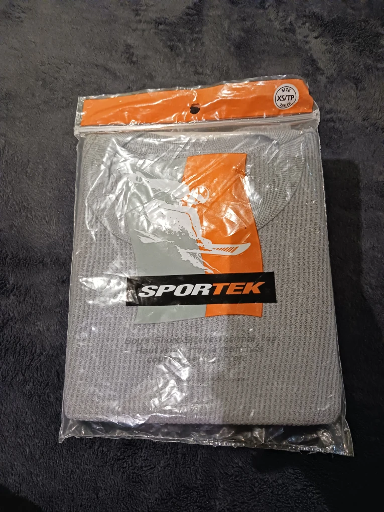 New Sportek Boy's Thermal Top Size XS/TP #Cleanout - photo 2