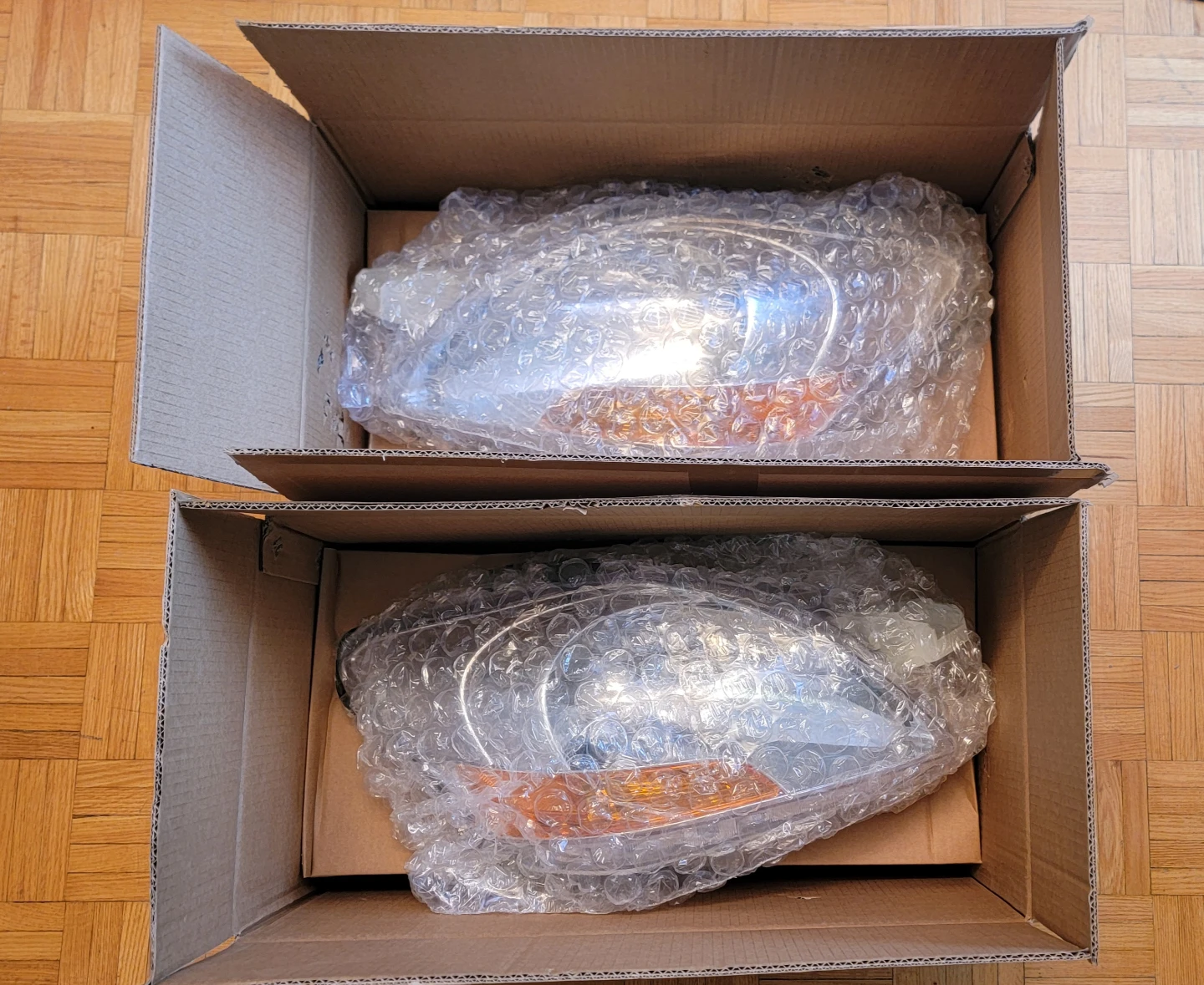 Headlight Assembly Pair for 2007–2011 Toyota Yaris Sedan - photo 3