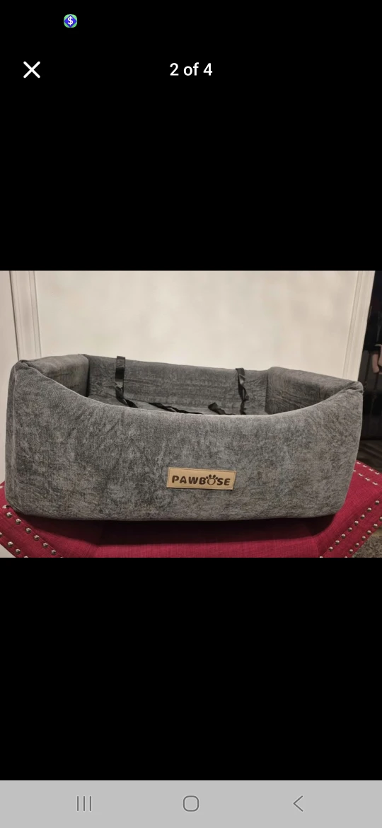 PAWBOSE Dog Car Seat - Grey - photo 2