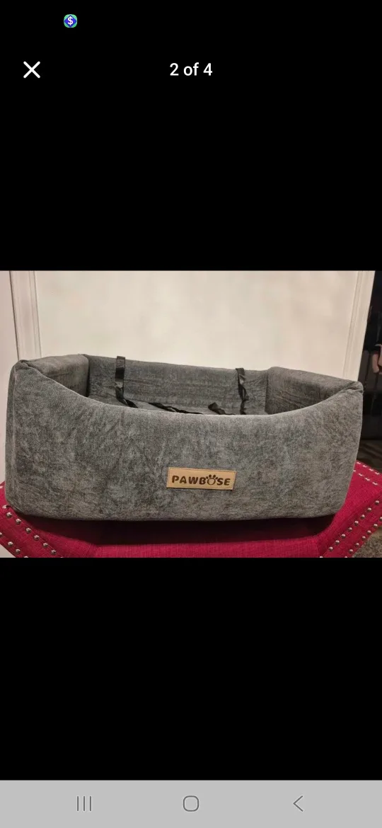PAWBOSE Dog Car Seat - Grey image indicator(2)