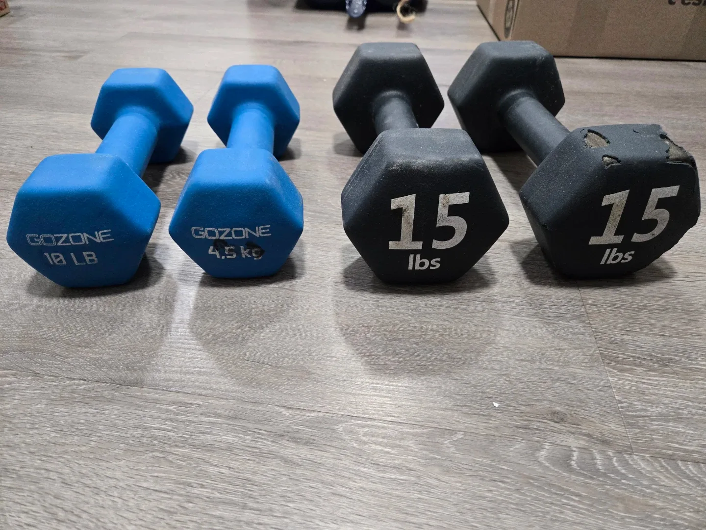 Dumbbell Sets: 10 LB & 15 LB image indicator(4)