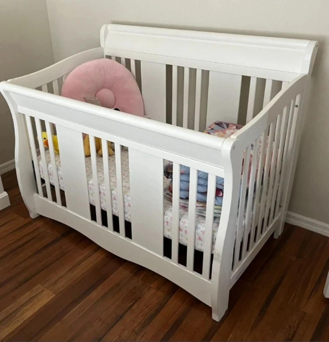White Baby Crib