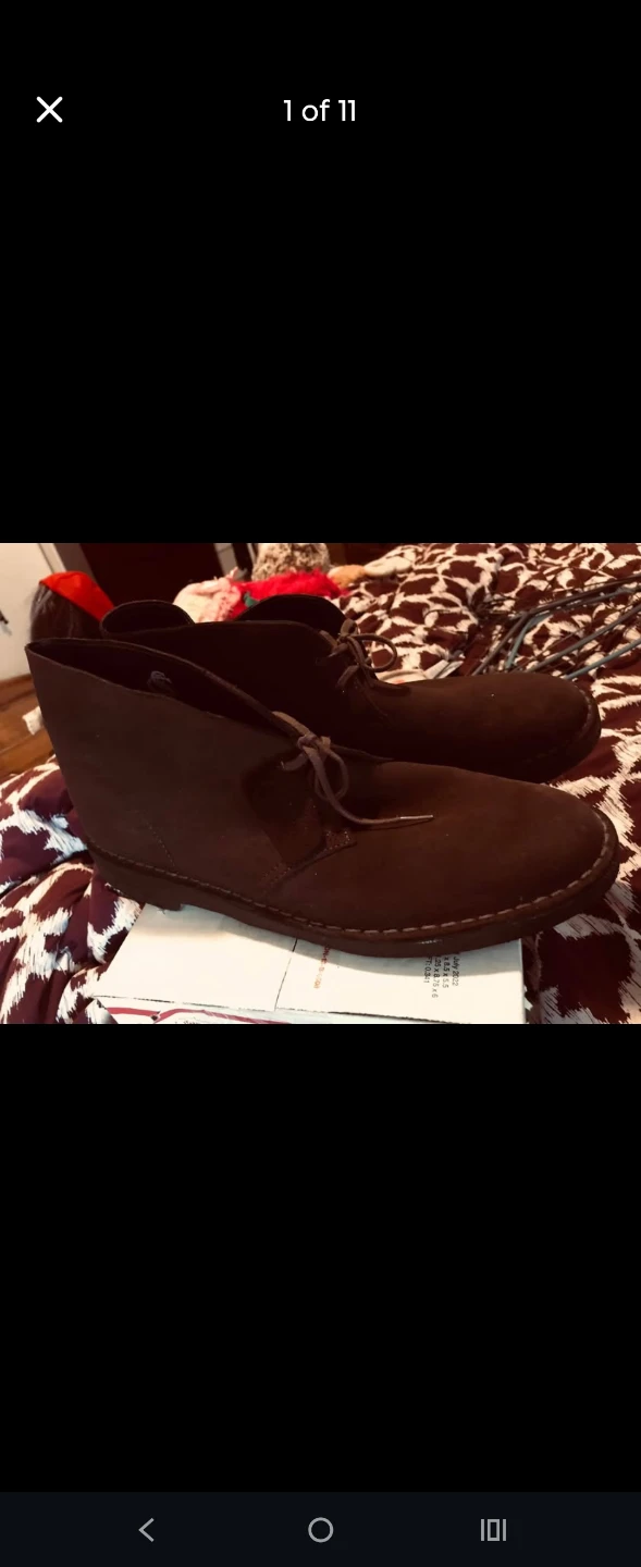 #Cleanout Clarks Desert Boots - Brown Suede Size 12 - photo 2