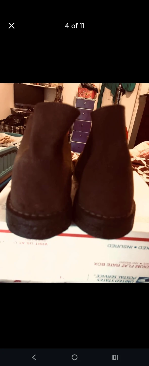 #Cleanout Clarks Desert Boots - Brown Suede Size 12 - photo 3