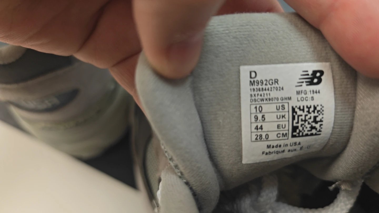 New Balance 992 Gray Men US 10 Made In USA - photo 3