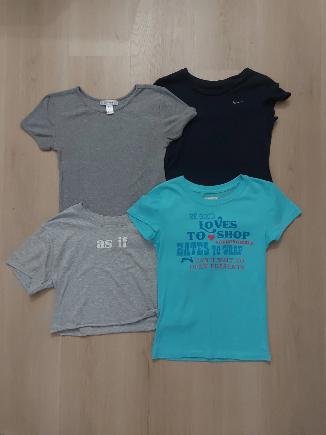 Lot of 4 T-Shirts: Nike, Abercrombie & More