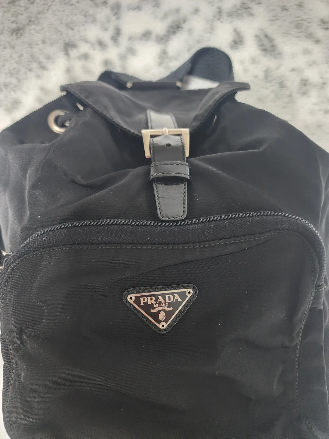 Prada Black Nylon Mini Backpack - photo 4