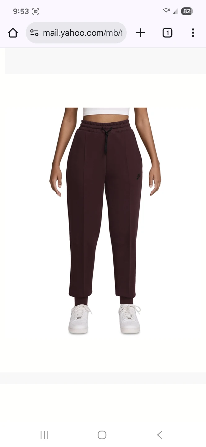 Nike Tech Fleece Pants - XS - Burgundy