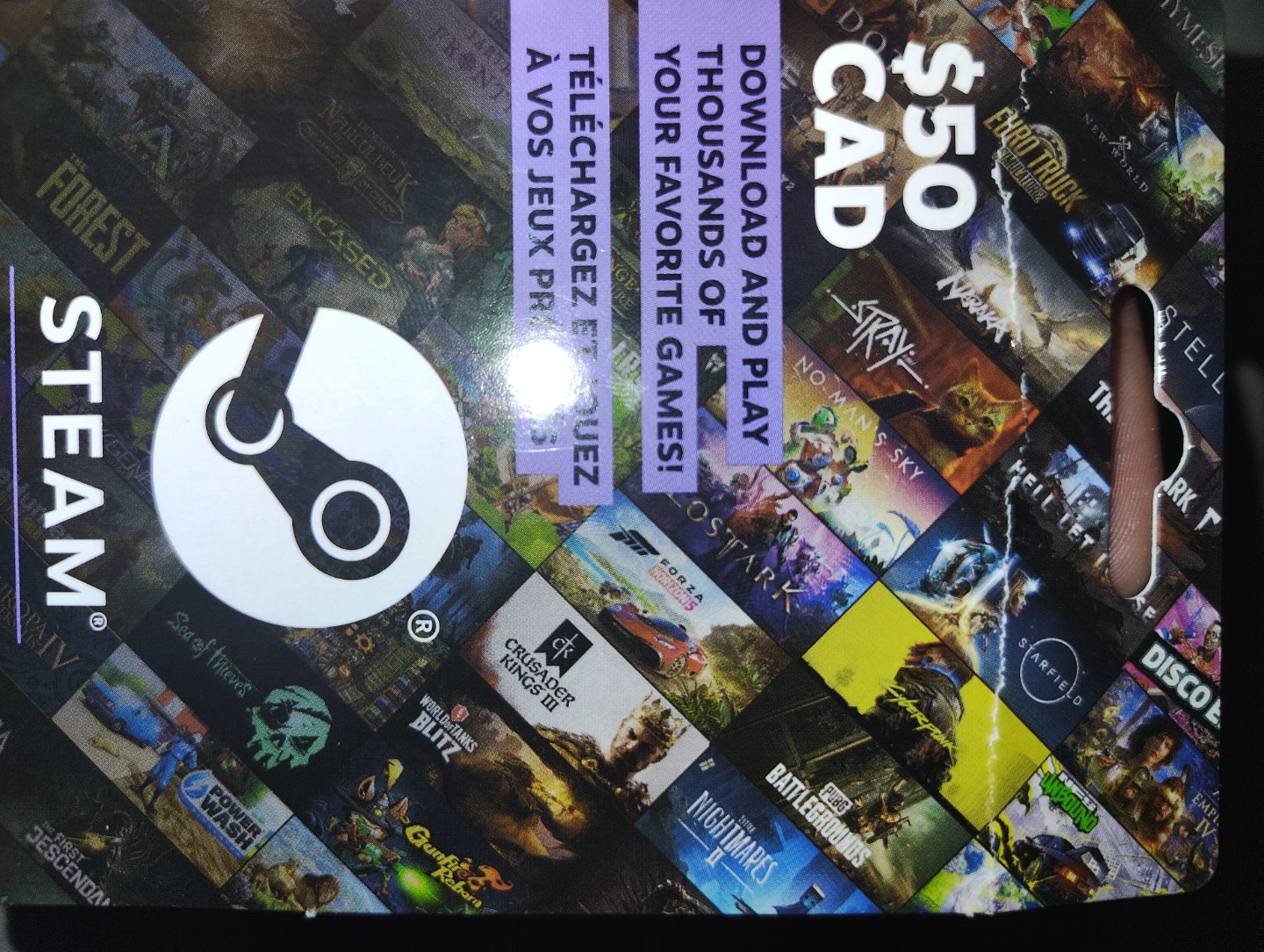 Steam $50 CAD Gift Card