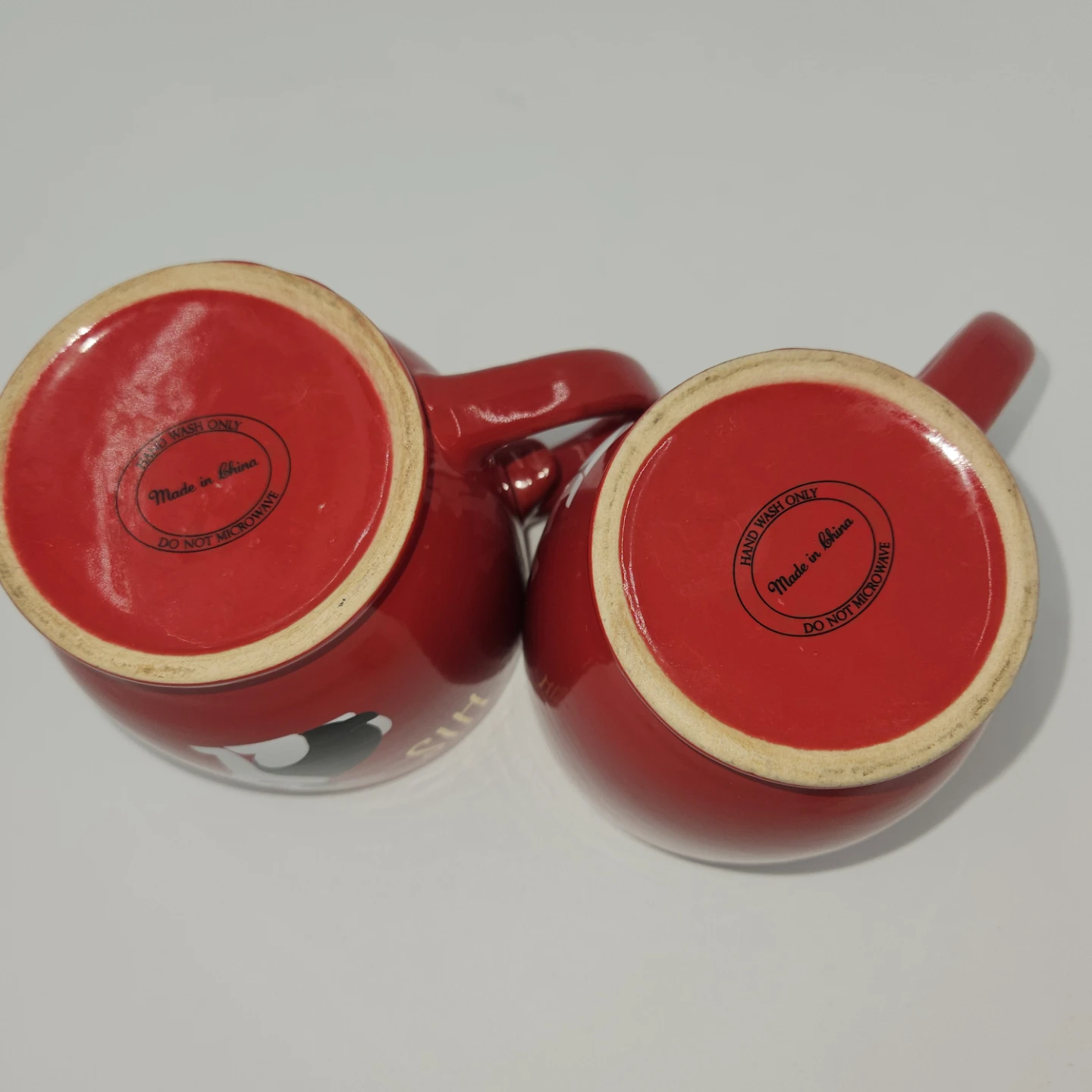 Boston Terrier HIS -HERS  Red Coffee Mugs 16 oz Bulldog Frenchie - photo 5